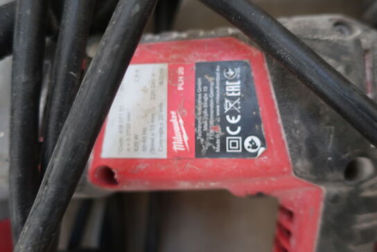 1 stk. akku-borehammer MILWAUKEE M18 samt PLH20