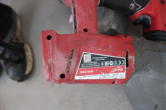 2 stk. akku-borehammer MILWAUKEE M18 ONEFHX u. batteri