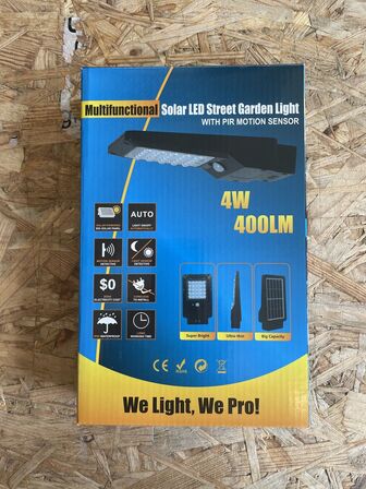 1 stk. mylight.me LED Streetlight 4W Solcelle