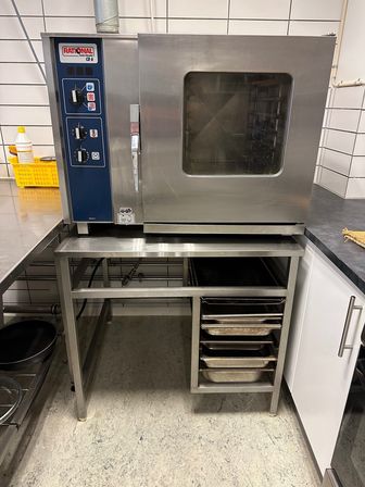 Kombiovn RATIONAL CD 6 med understel