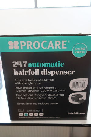 Hårfoliemaskine PROCARE 24*7 Automatic samt folie 