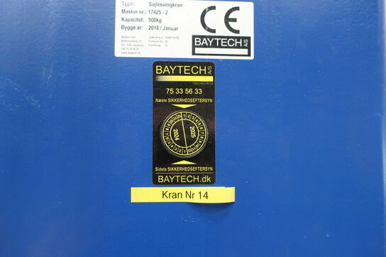 Søjlesvingkran BAYTECH 17425-2 500 Kg