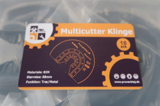 200 stk. Klinger til multicutter 88mm Bi-metal