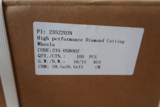 100 stk. Diamantklinger 125mm (Segment)