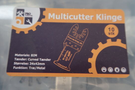 400 stk. Klinger til multicutter 34mm Bi-metal curved