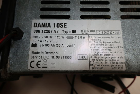 Batterilader DANIA 10 SE