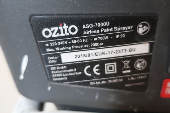 Malersprøjte OZITO ASG-7000U