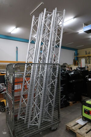 6 stk. Alu-Truss EUROTRUSS / MICROTRUSS / GLOBAL TRUSS 3 meter (momsfri)