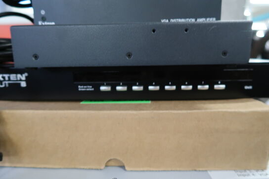 6 stk. Videoswitchere/splittere ANALOG WAY, EXTRON m.fl.