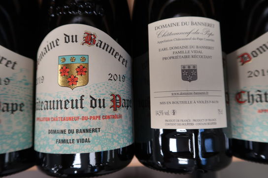 7 stk. Rødvin DOMAINE DU BANNERTET Châteauneuf du pape 2019