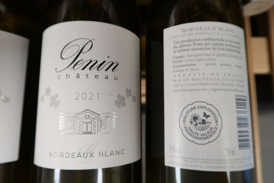 9 stk. Hvidvin PENIN Bordeaus blanc 2021