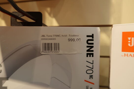 JBL Tune 770NC ANC Trådløse høretelefoner, Over-Ear (hvid)