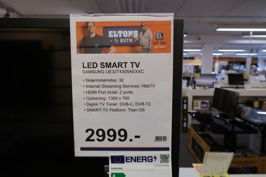 Samsung 32" Fladskærms TV LED 720p UE32T4305AEXXC