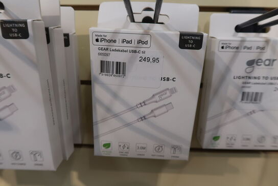 18 pk. Phone kabler m.m. 