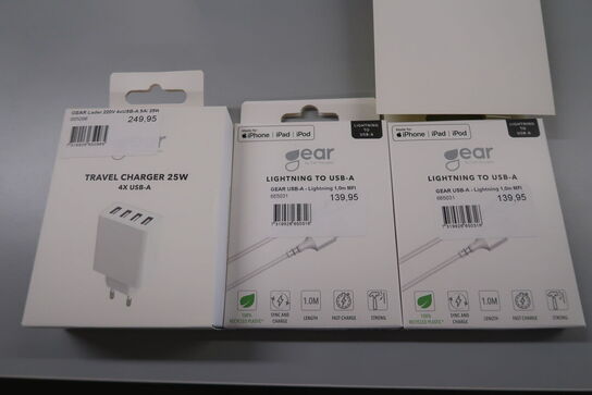 Oplader sæt USB til Lightning