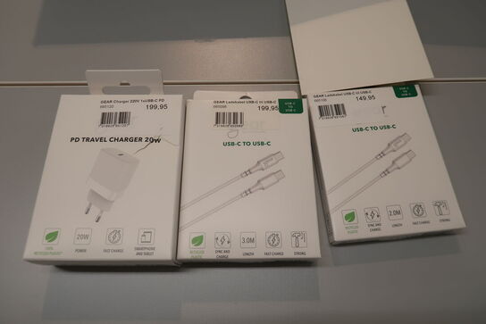 Oplader sæt USB-C til USB-C