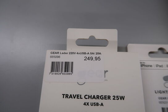 Oplader sæt USB til Lightning