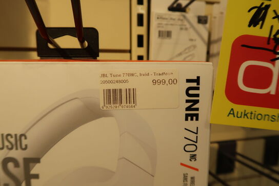 JBL Tune 770NC ANC Trådløse høretelefoner, Over-Ear (hvid)