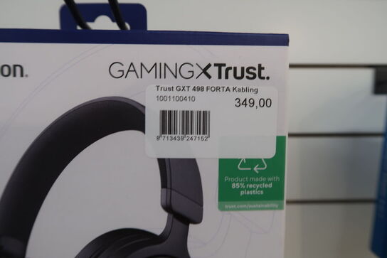 2 stk. Trust GXT 498 FORTA Black 