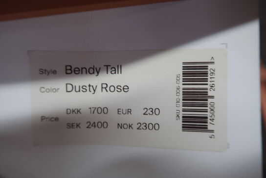 Pedestal Bendy Tall TV Stander Dusty Rose