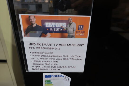 Philips 65" "The One" 4K UHD Smart TV Ambilight 65PUS8949