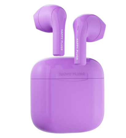 2 stk. Happy Plugs Joy True Wireless in-ear høretelefoner (lilla)