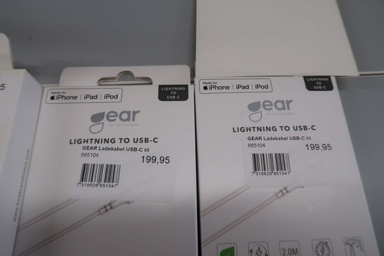 Oplader sæt USB til Lightning
