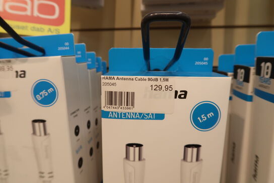 17 pk. Hama Antenna kabler