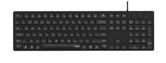 4 stk. Keyboard NK8020 USB-kablet Sort