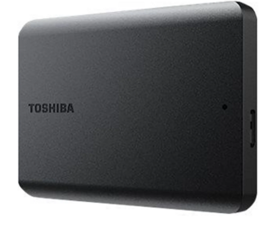 Toshiba Canvio Basics - 1TB - Ekstern Harddisk - Sort