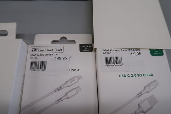 Oplader sæt USB til Lightning