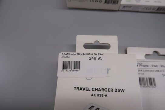 Oplader sæt USB til Lightning