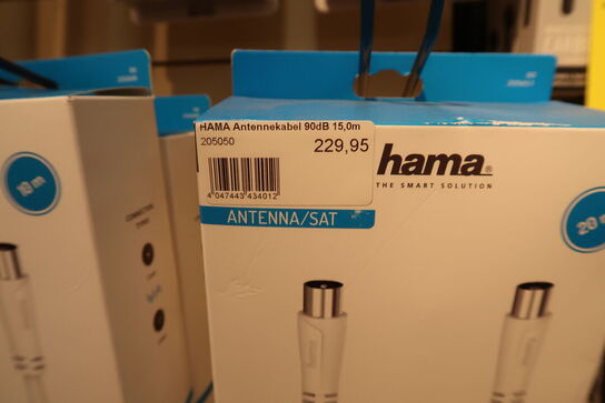 17 pk. Hama Antenna kabler