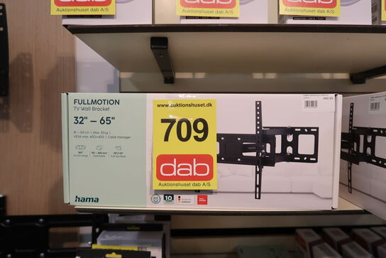 Hama TV Wall Bracket Full Motion VESA up to 400x400 65" Black