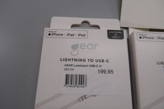 2 stk. USB-C til USB-C kabler