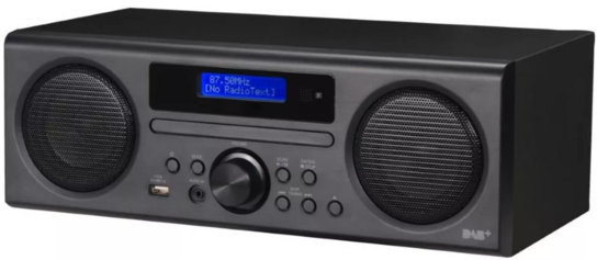 Scansonic DA310 DAB+ m. CD og Bluetooth - Sort