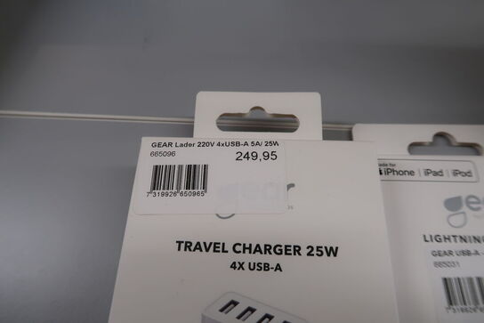Oplader sæt USB til Lightning