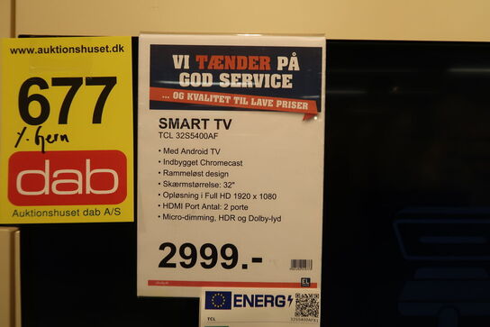 TCL 32S5400AF - LED Android TV - UDEN FJERNBETJENING