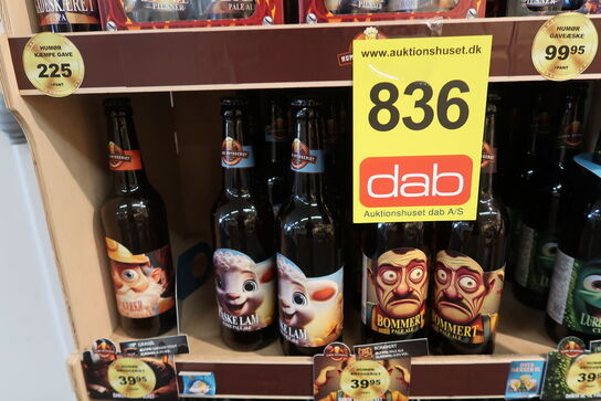 Ca. 106 flasker. ass. Humør bryggeriet special øl 