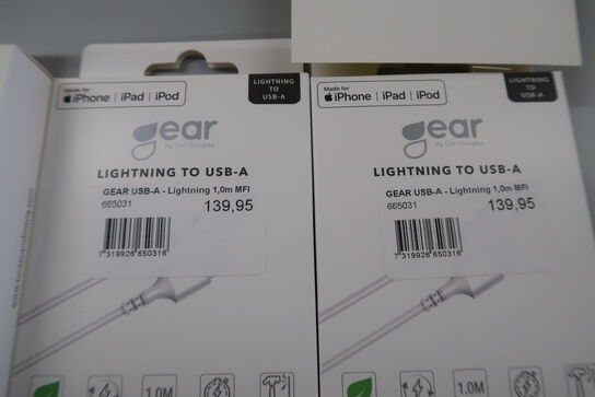 Oplader sæt USB til Lightning