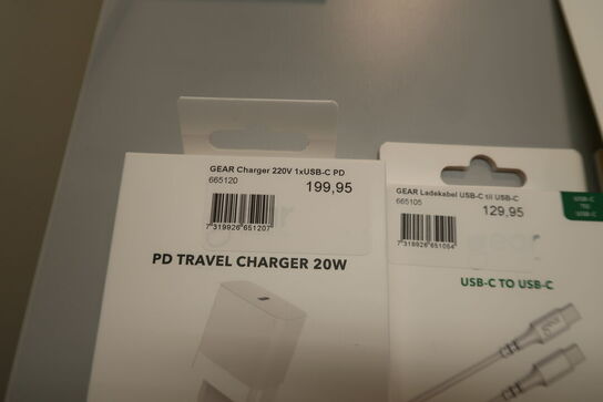 Oplader sæt USB-C til USB-C