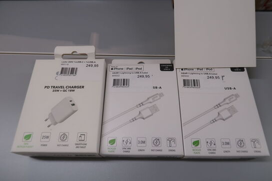 Oplader sæt USB til Lightning