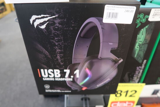 2 stk. Havit RGB Gaming Headset