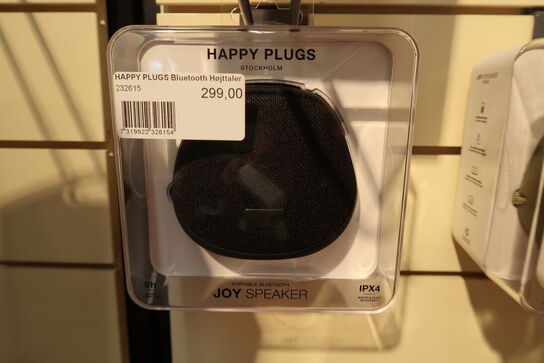 2 stk. Happy Plugs Joy bærbar højttaler (sort)