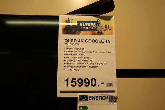 TCL 85C805 - QLED 4K Google TV