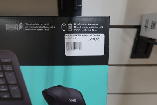 Logitech MK540 Advanced Combo Trådløs