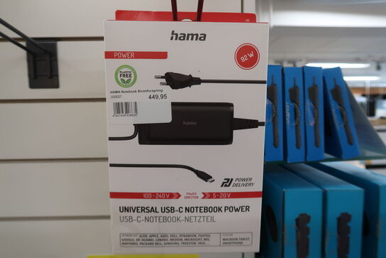3 pk. HAMA USB-C oplader til bærbare computere
