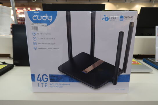 CUDY 4G Router LT500D CAT4/WF5 AC1200