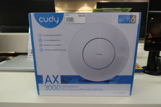 Cudy AP3000 Tri-Band Wi-Fi 6 Access Point