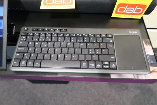 Wireless Ultra-slim Multimedia Keyboard + Tablet 